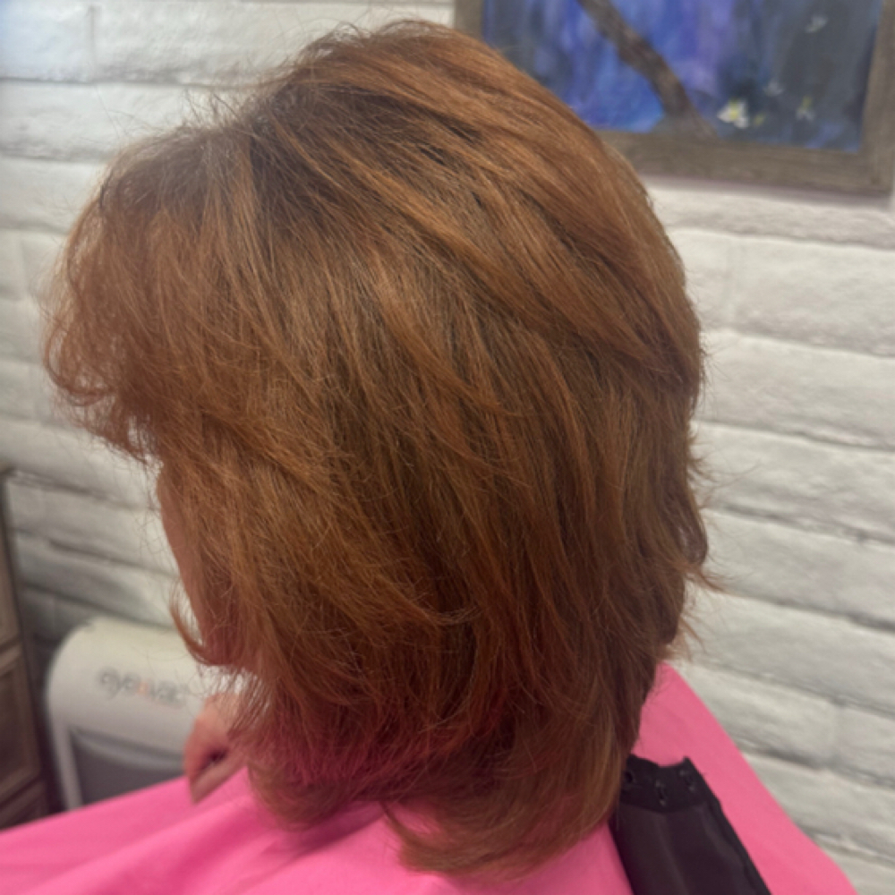 Womens Medium Layered Haircut at Tammy Corral in Fresno, CA