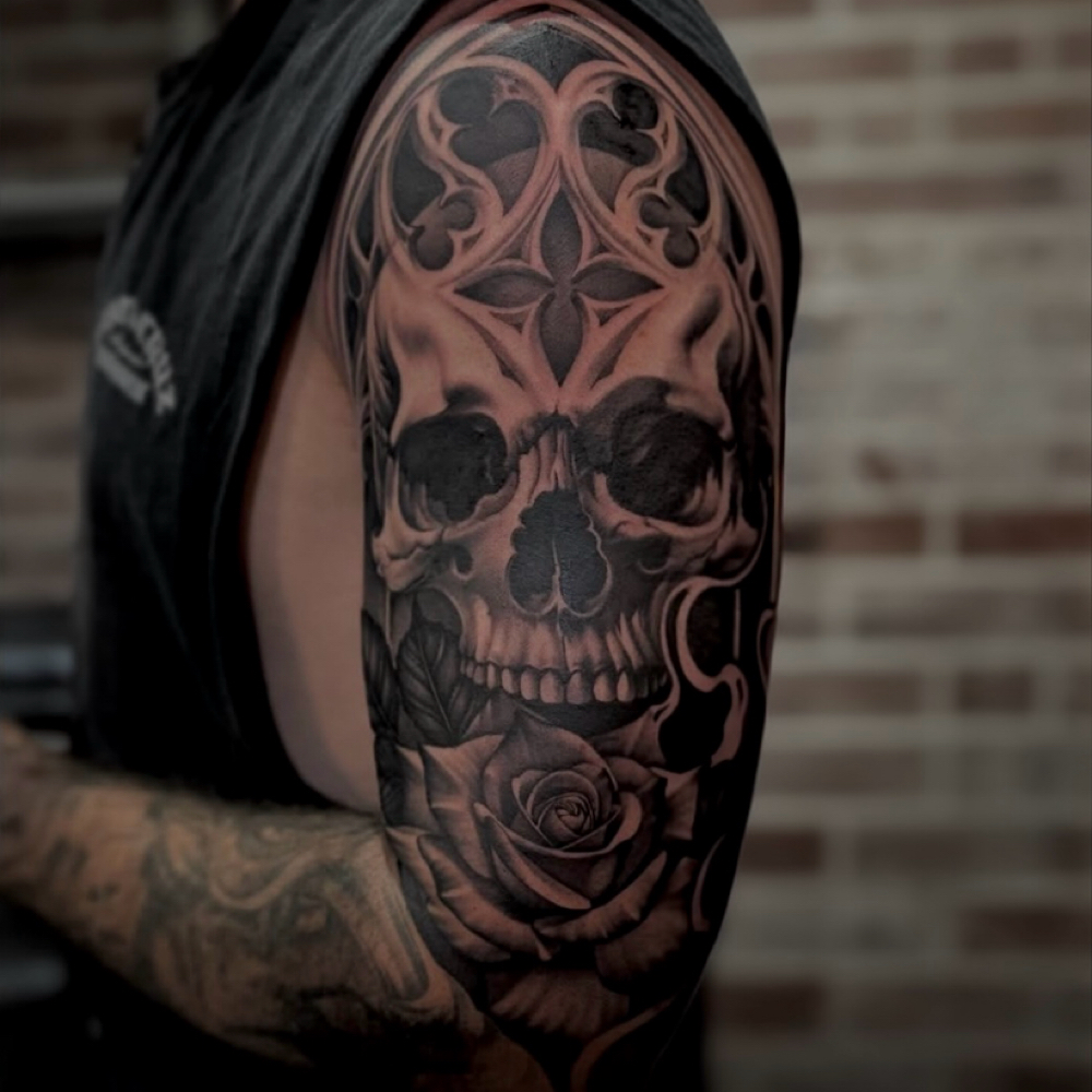 Upper Arm (Full Day Sitting) at Revision Body Art in Covina, CA