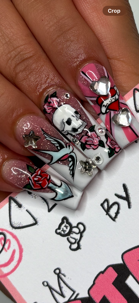 Detailed Nail Art