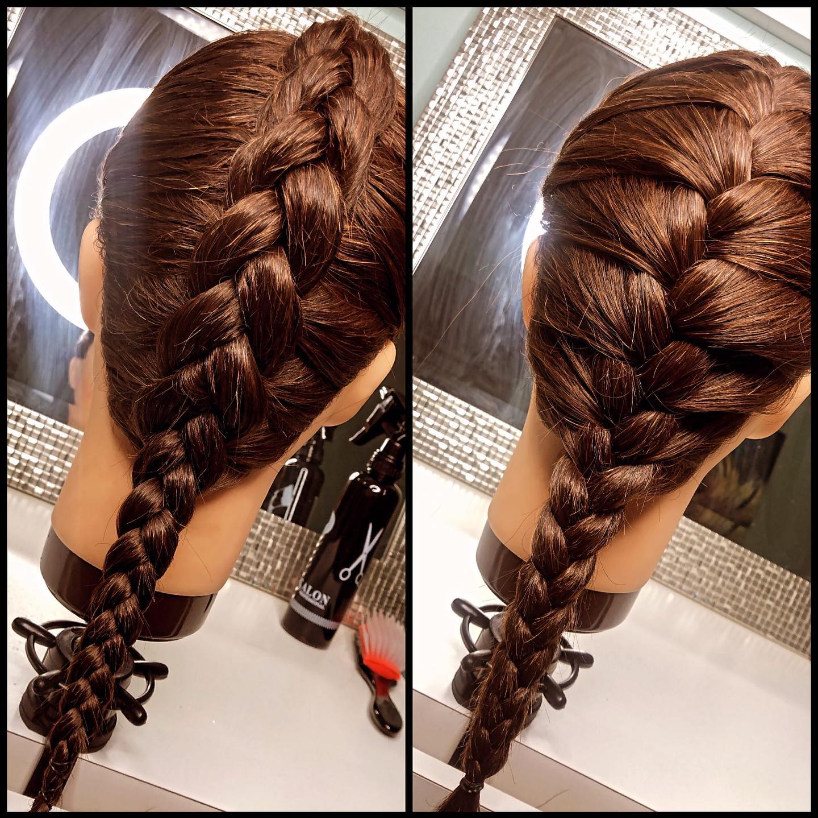 Natural French/Dutch/Stitch Braids