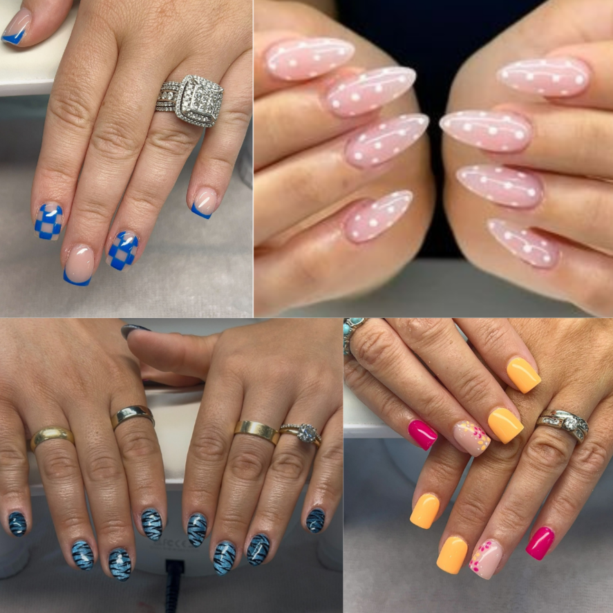 Minimal Design Nails at Main St. Barber & Beauty Lounge in Weatherford, TX