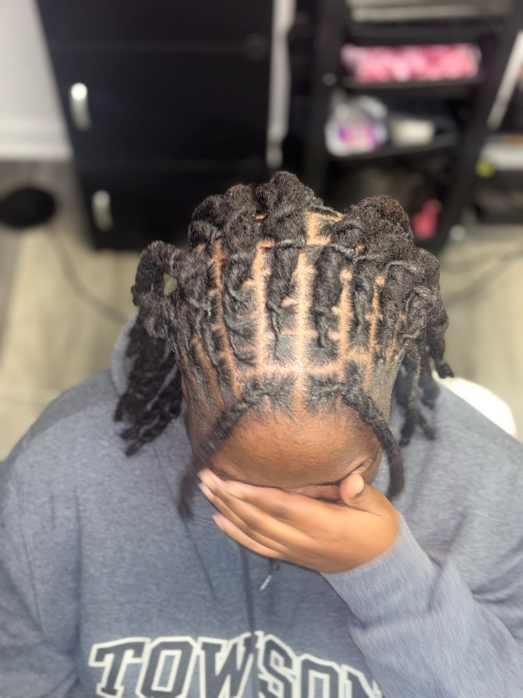 Kids Loc Retwist (12yrs And Under)