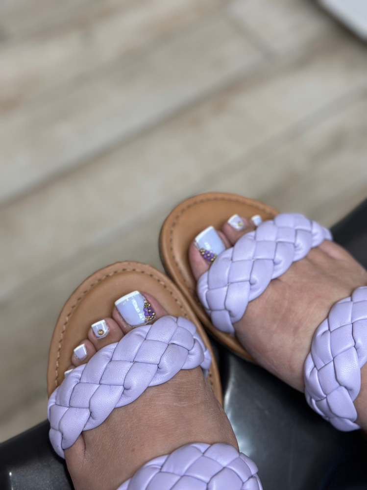 Classic pedicure at Nailzz by Kat in Culpeper, VA