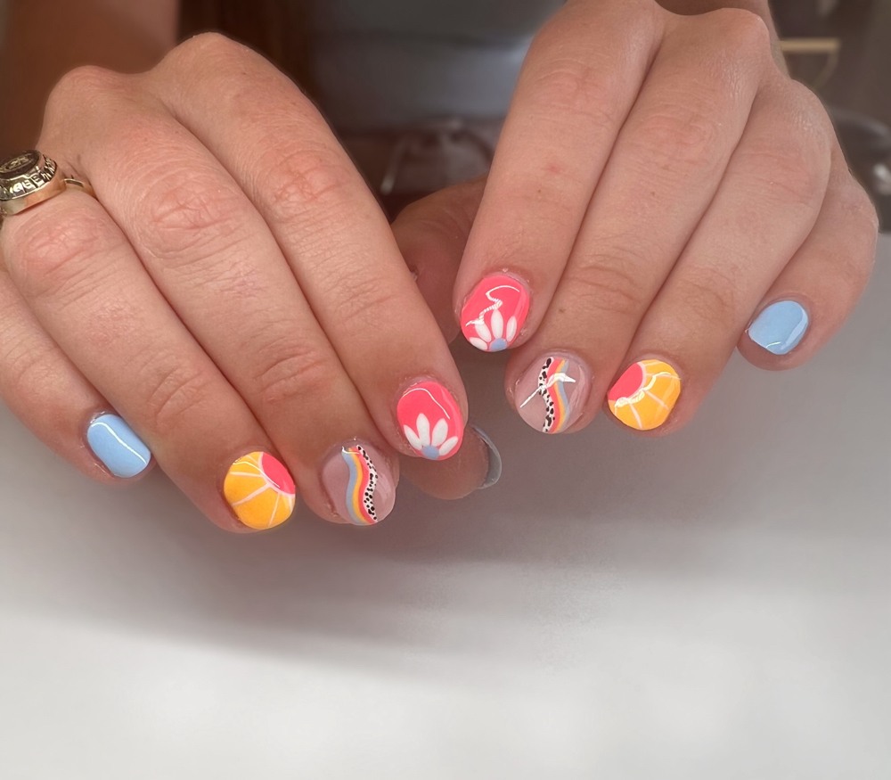 Short Hard Gel Set + Simple Art