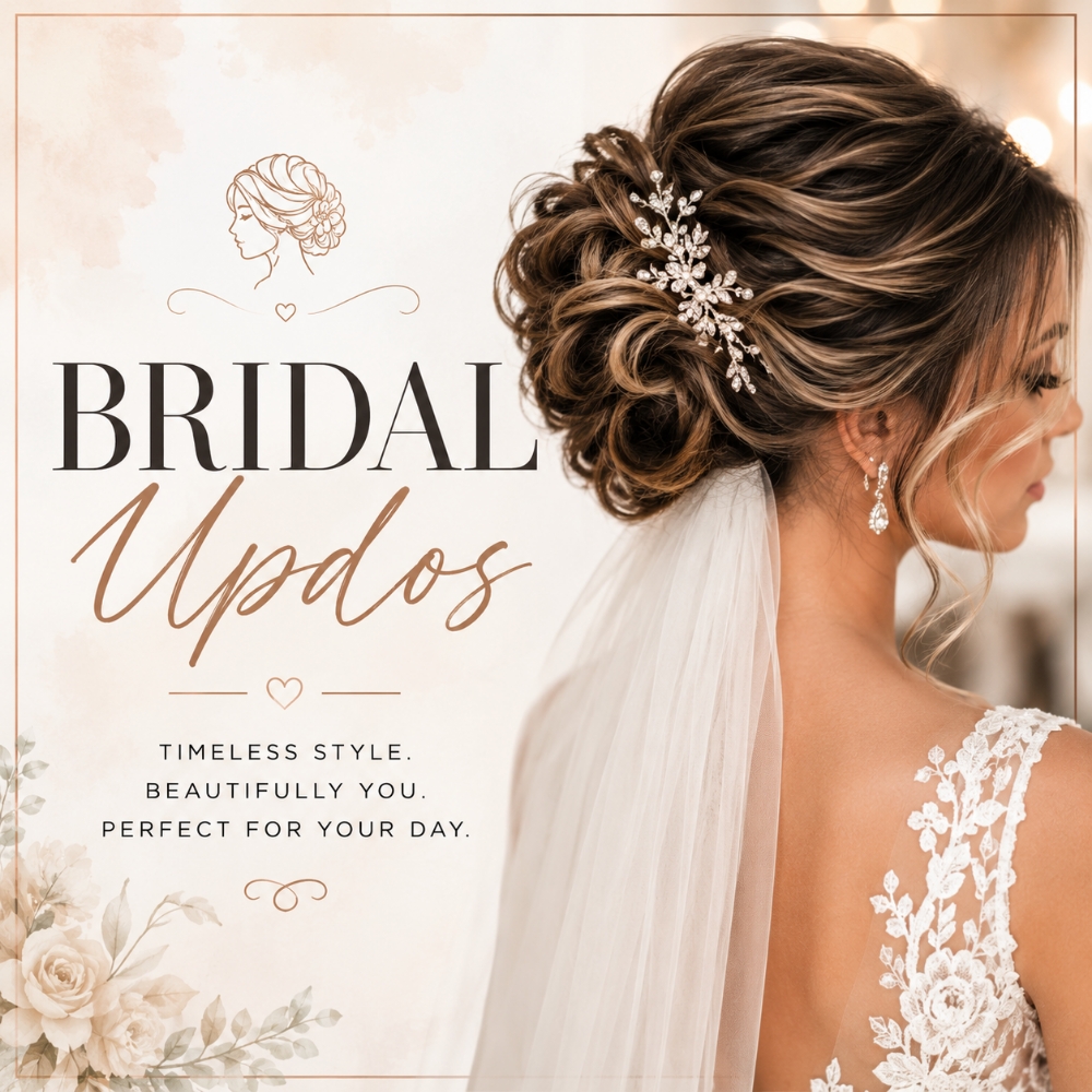 Bridal Updo at Regina's Hair & Nail Studio in Corning, CA