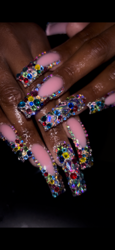 Full Set Bling Nails