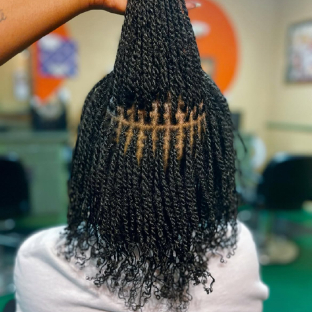 Micro Loc Twist Install at Butterfly Styles | Natural Locs in Long Beach, CA