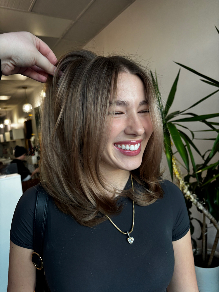 Shampoo Blowdry & Style at Hues Salon in Newport News, VA