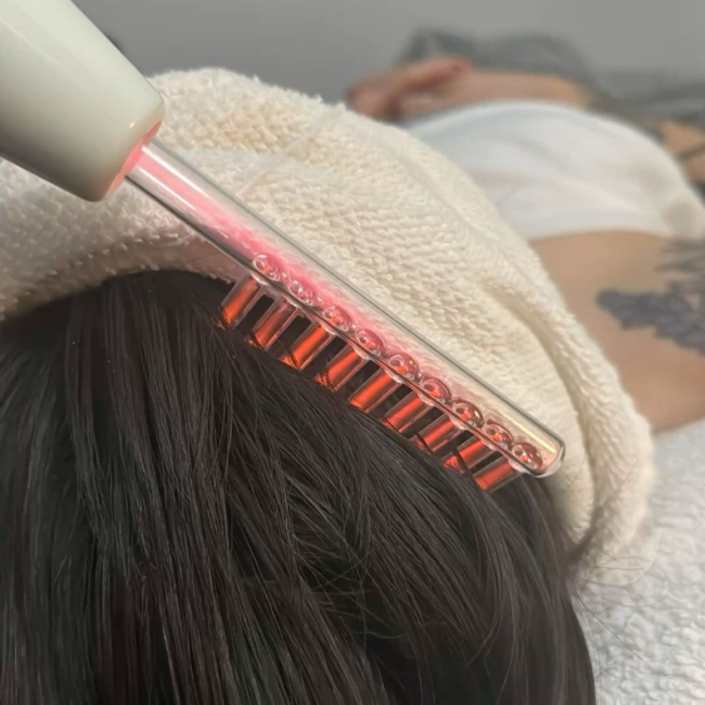 High Frequency Hair Treatment at NEW Me Skinbar in Rochester, MN