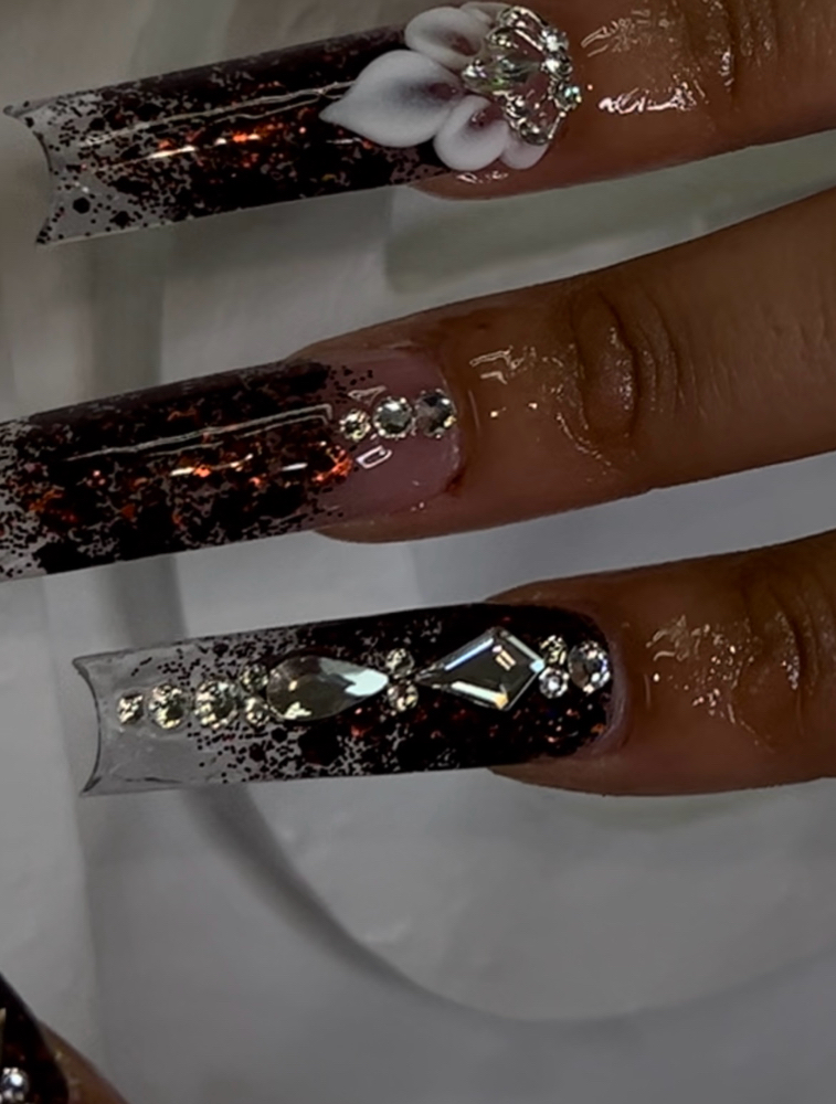 Partial bling Nail