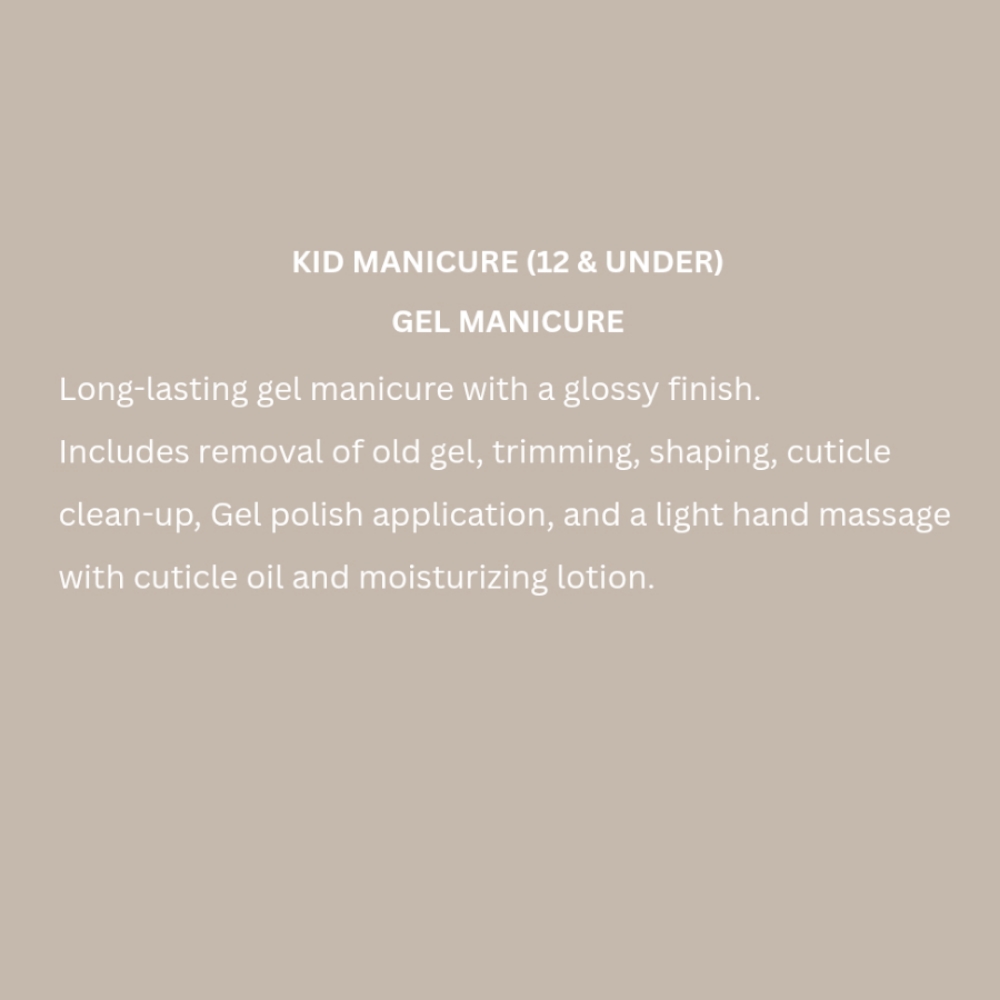 Kid Gel Manicure at Mani by Bennie in Burnsville, MN