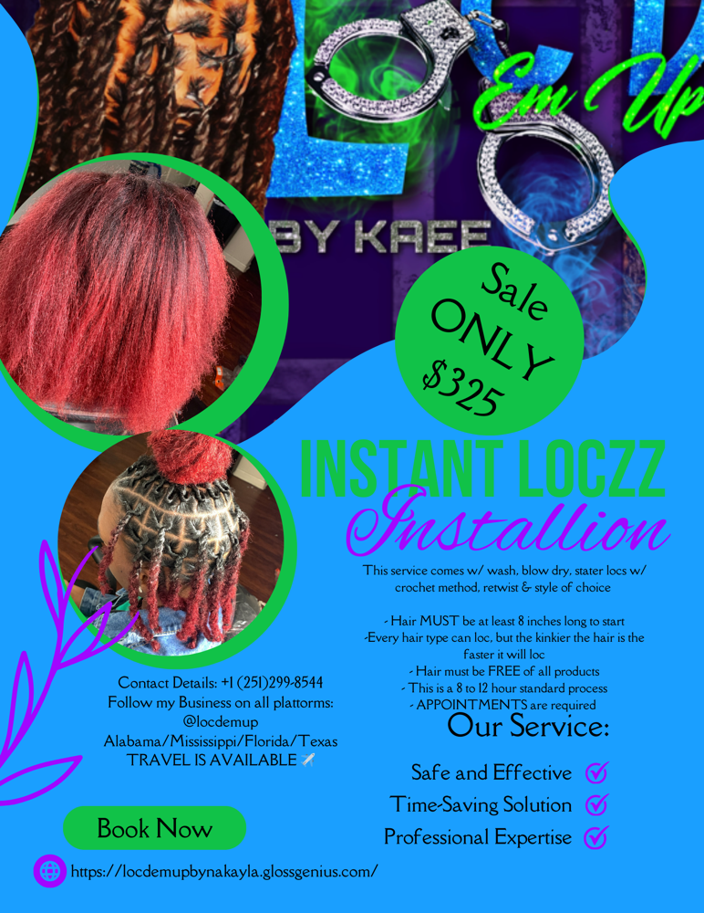 Instant Loczz Deal at Loc’d Em Up By Kaee in Mobile, AL