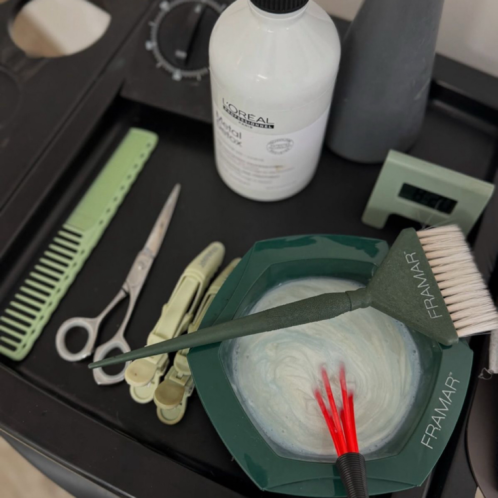 single color at Willow leaf salon in Murrieta, CA
