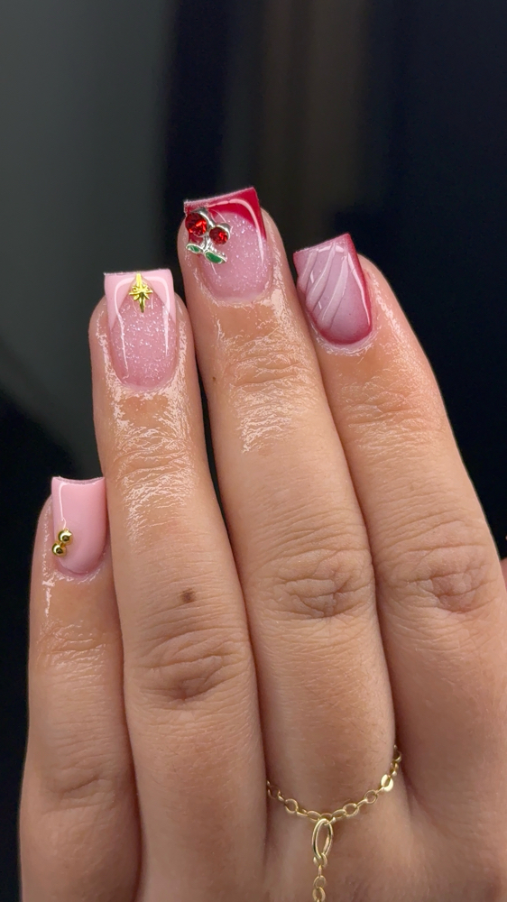 Short acrylic fill