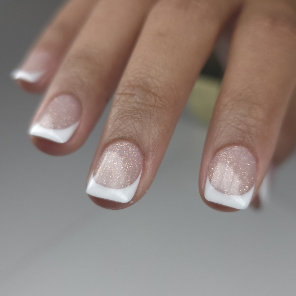Add-on French Tip/Designs at OK NAILS & SPA LLC in Elverta, CA