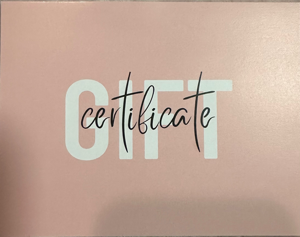 Gift Certificate