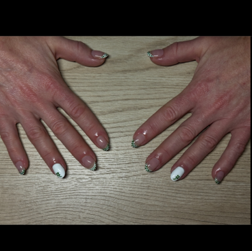 Short Acrylic full set at Simply Leah Nails in Farmington, ME