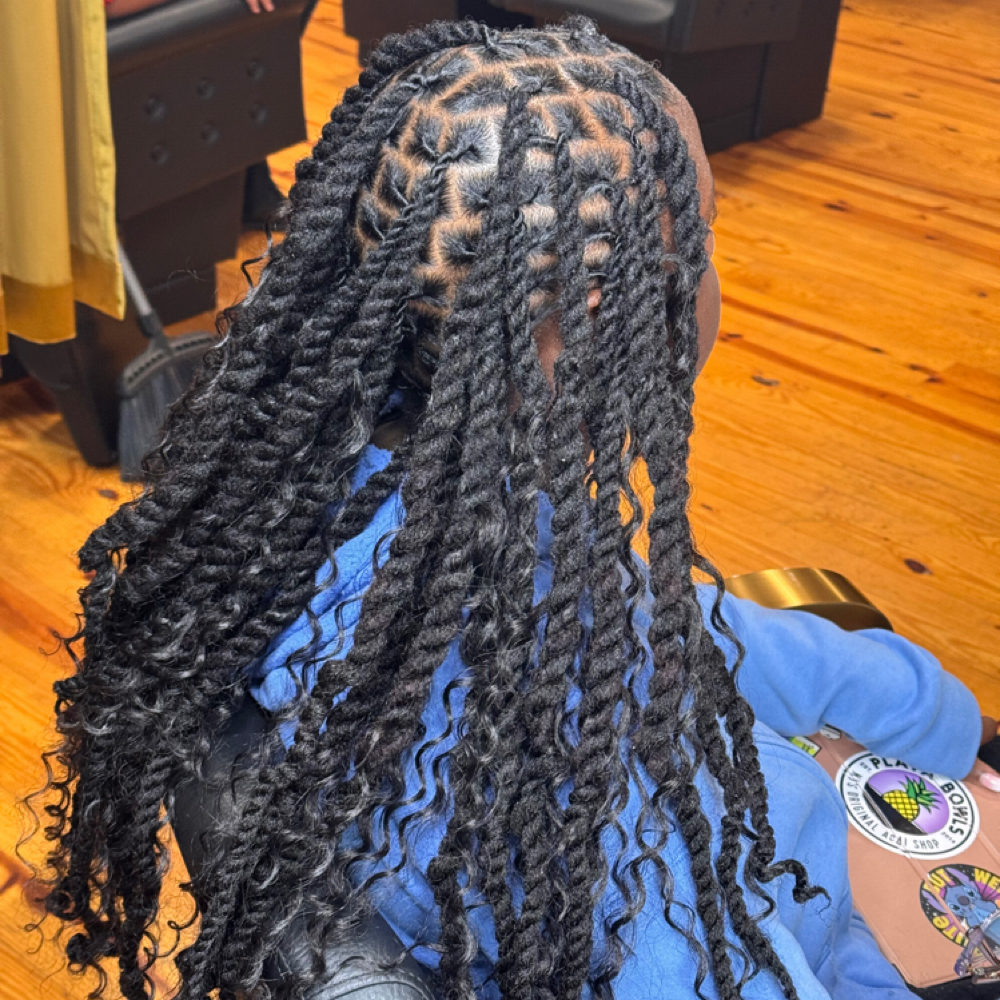 Boho Twist Over Locs at Plumbhunneez in New Bedford, MA