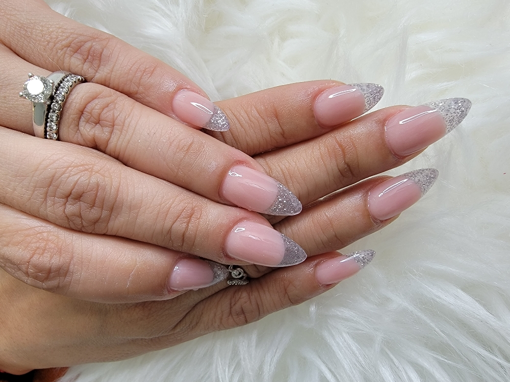 Pink & White Refill at HK Lashes Nails Spa LLC in Palestine, TX