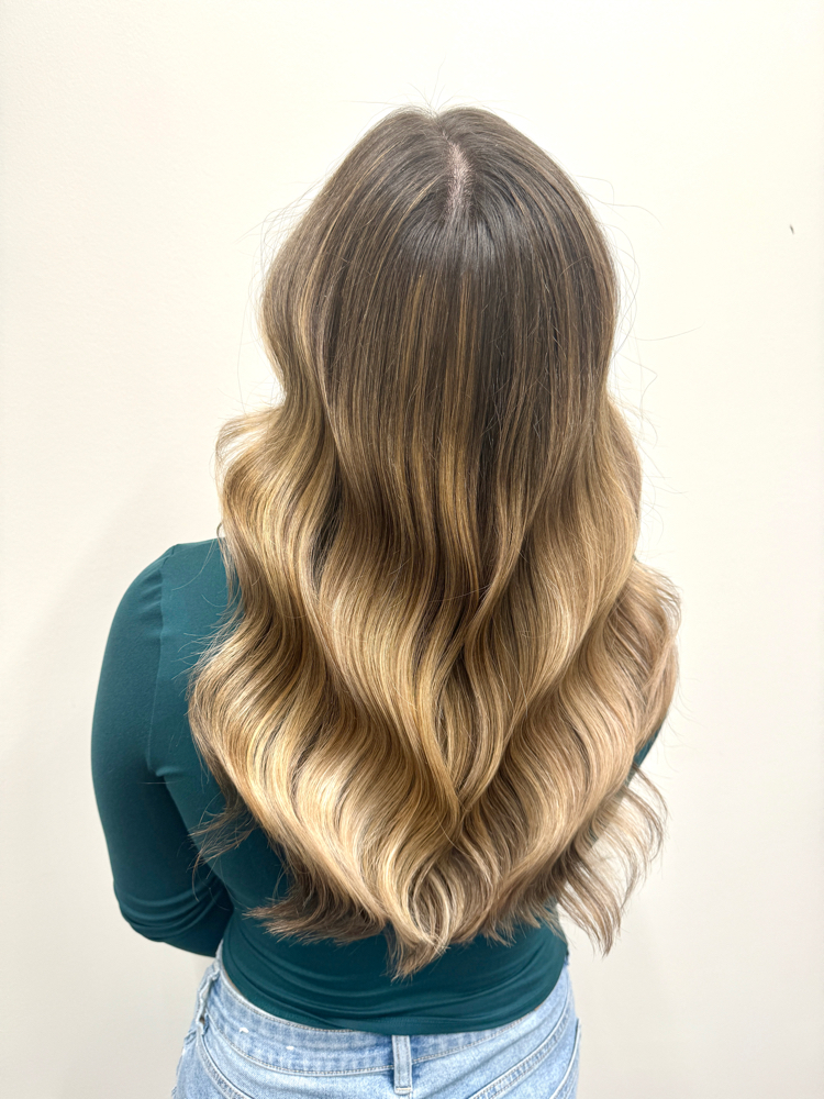 Partial Balayage + Gloss