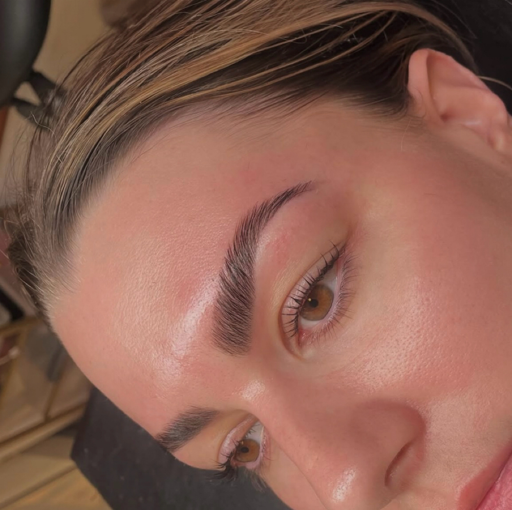 Brow Lamination at Velvet Arch studio in Southgate, MI