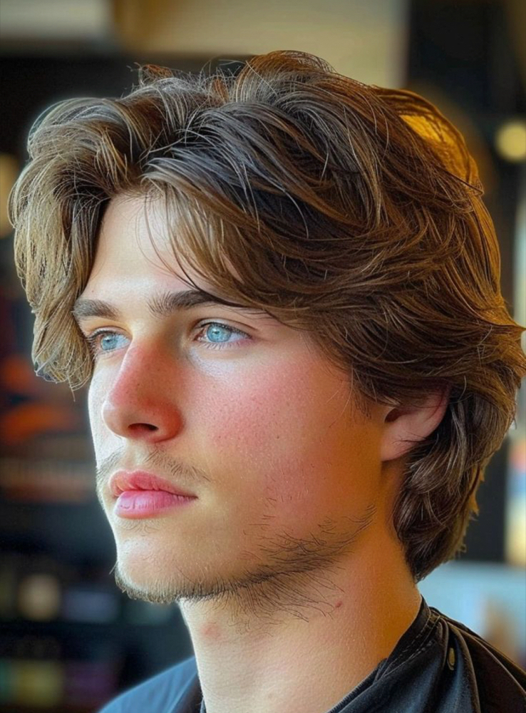 Mens Scissor cut