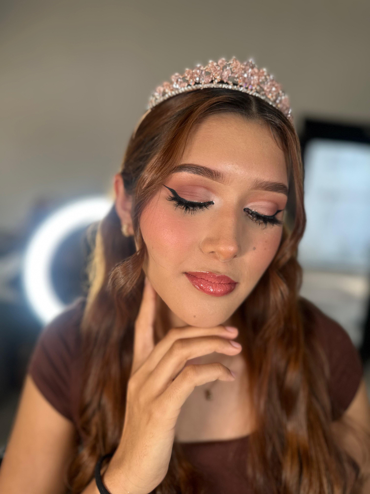 QUINCEAÑERA MAKEUP at EJ Beauty Studio in Friendswood, TX