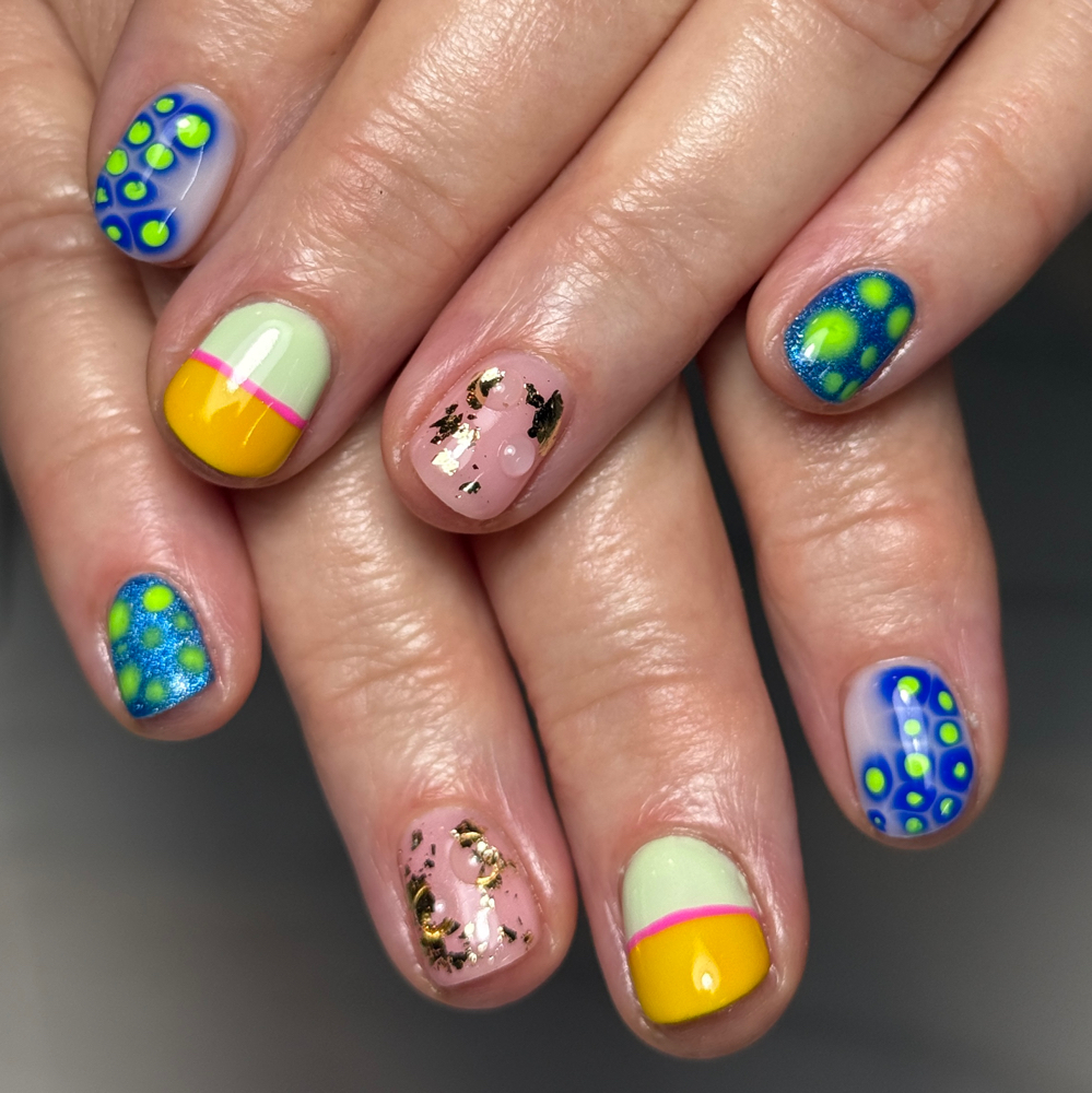 Structured Gel Level 3 Art at LeV Nailed You in Portland, OR