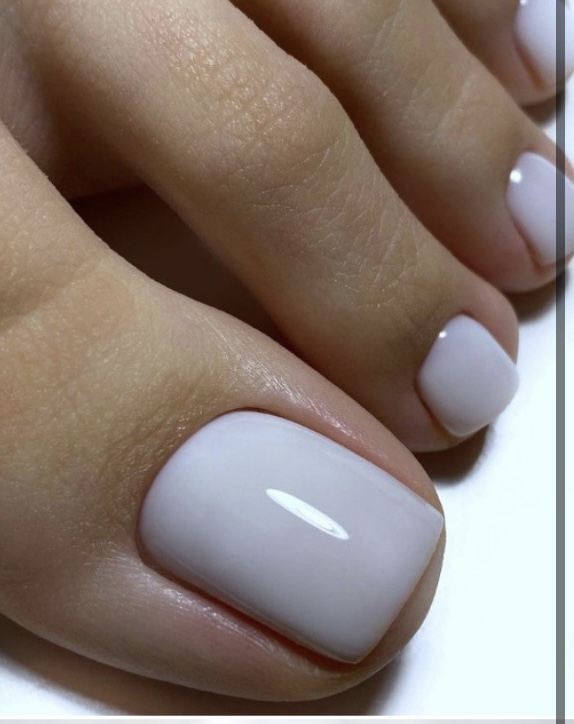 Gel Polish Delux Pedicure at Rosy’s Mobile Nail Care in Lakeland, FL