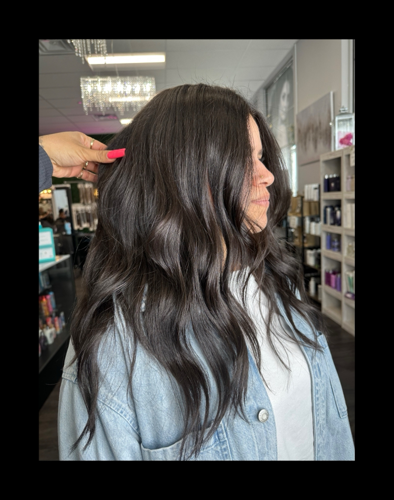 Root color retouch
