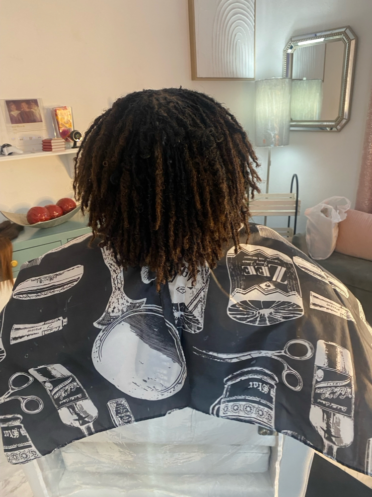 Micro Locs Extensions Re-Twist