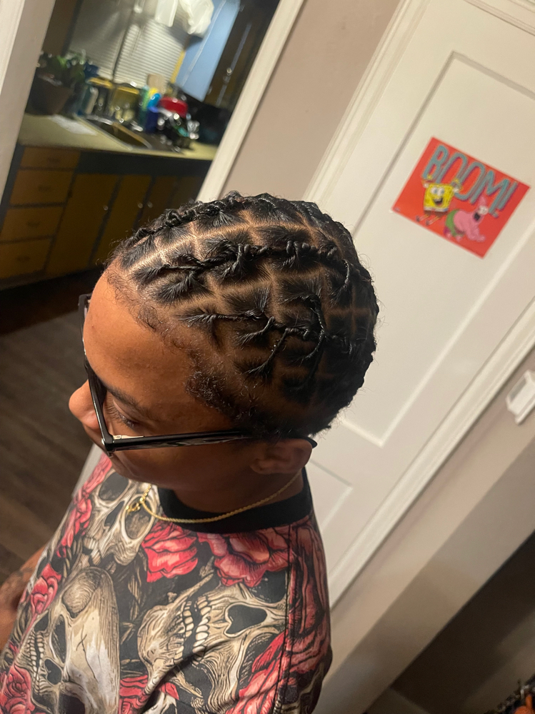Adult Starter Locs at LoveLocsByMae.com in Albany, GA