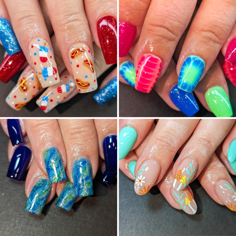 Gel X Full Set- 2 Fingers Art/Hand