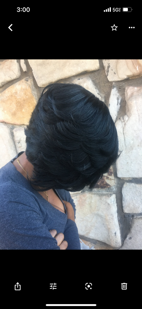 Weave Bob ( With Leave Out )