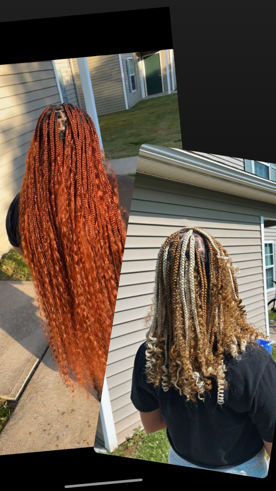 Bohemian Knotless Braids