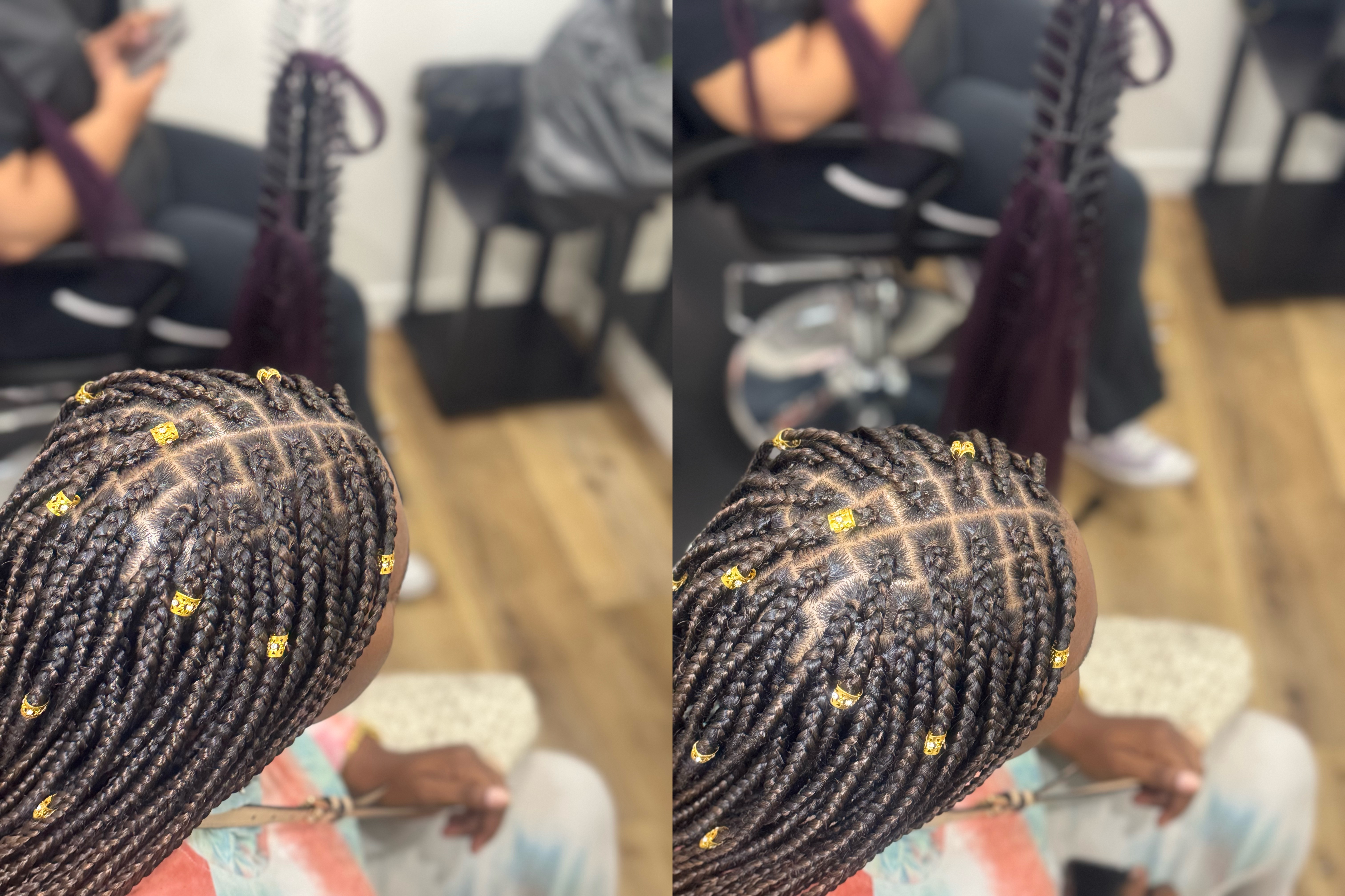 Small Medium Box Braids at Michou  HairBraiding in Anaheim, CA