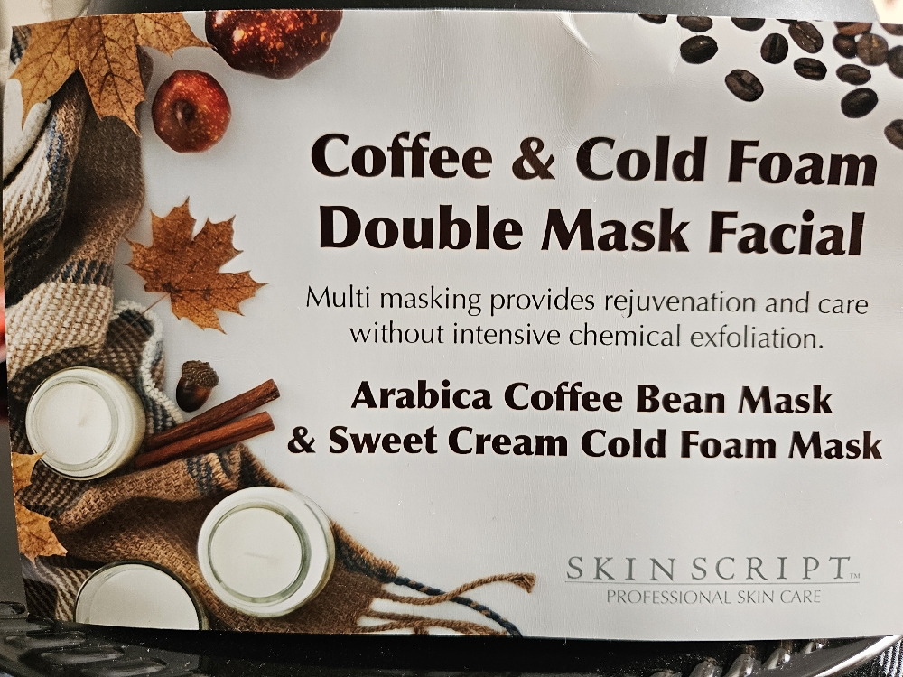 Coffee & Cold Foam Mask x2 Facial