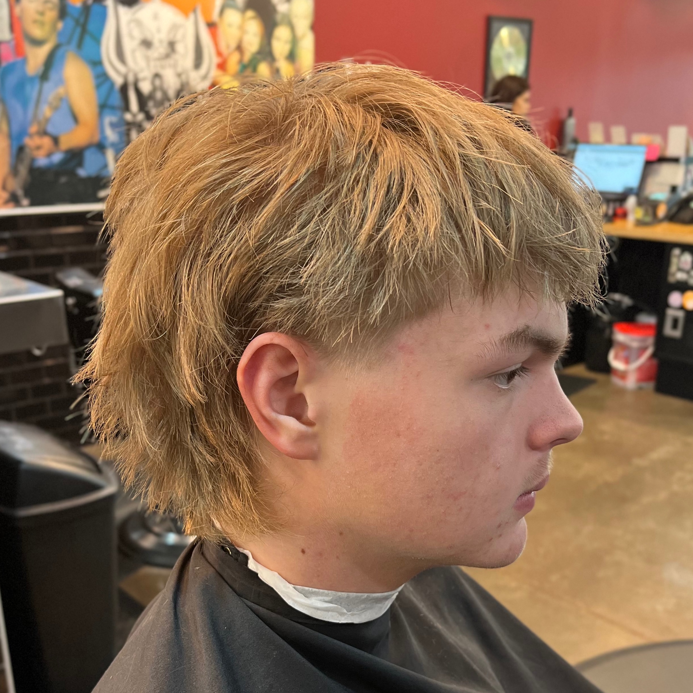 Mid-length Cut at Olivia Fades & Braids in Blue Ridge, TX