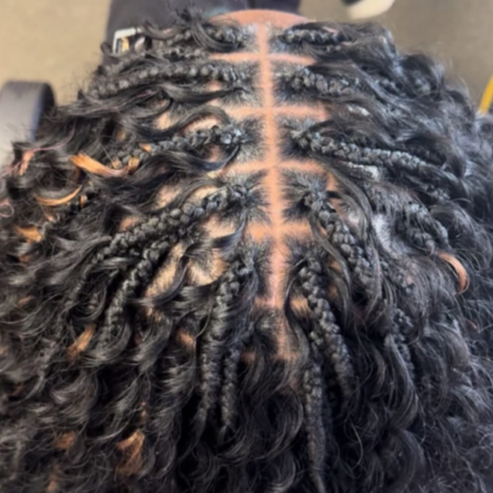 Small Bob Boho Knotless at Hippie Chic Beauty in Knoxville, TN