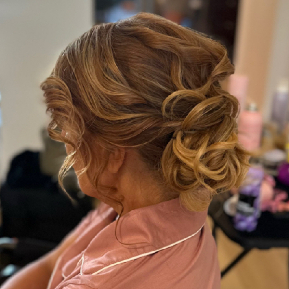 Special Occasion Updo at Selena Ibarra in Bakersfield, CA