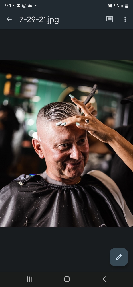 Hot Towel Face Shave