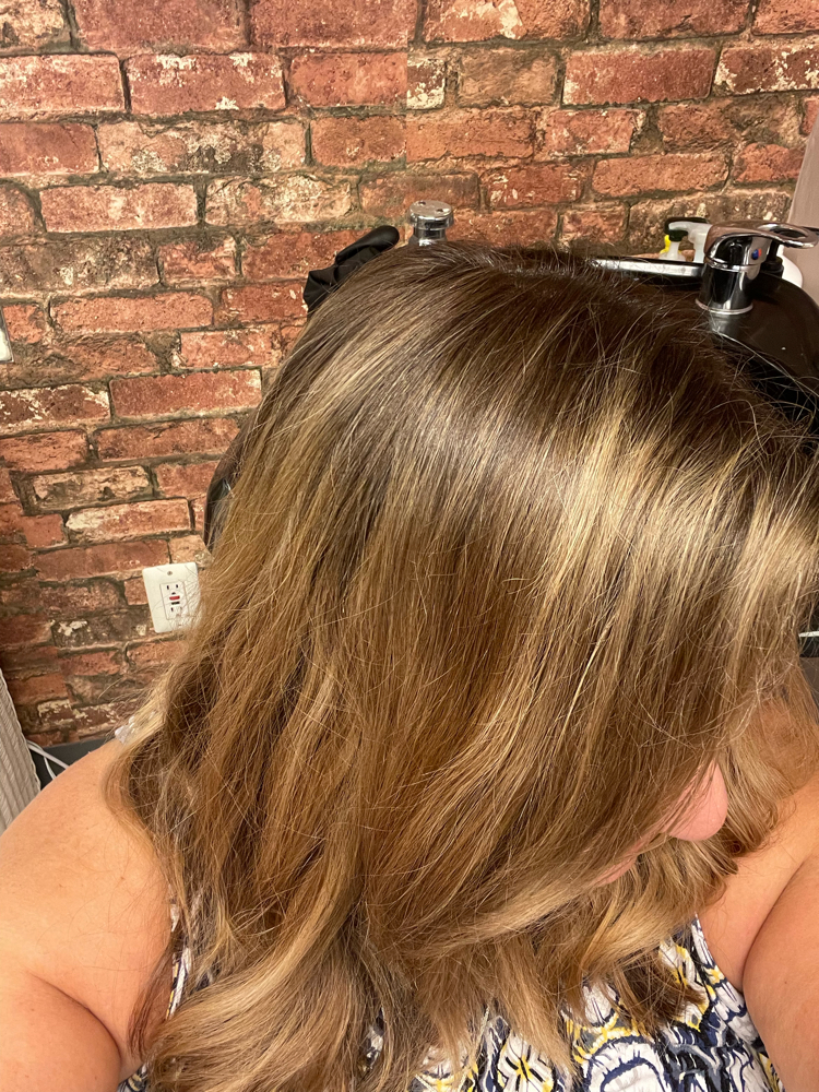 Root Shadow And Color Glaze