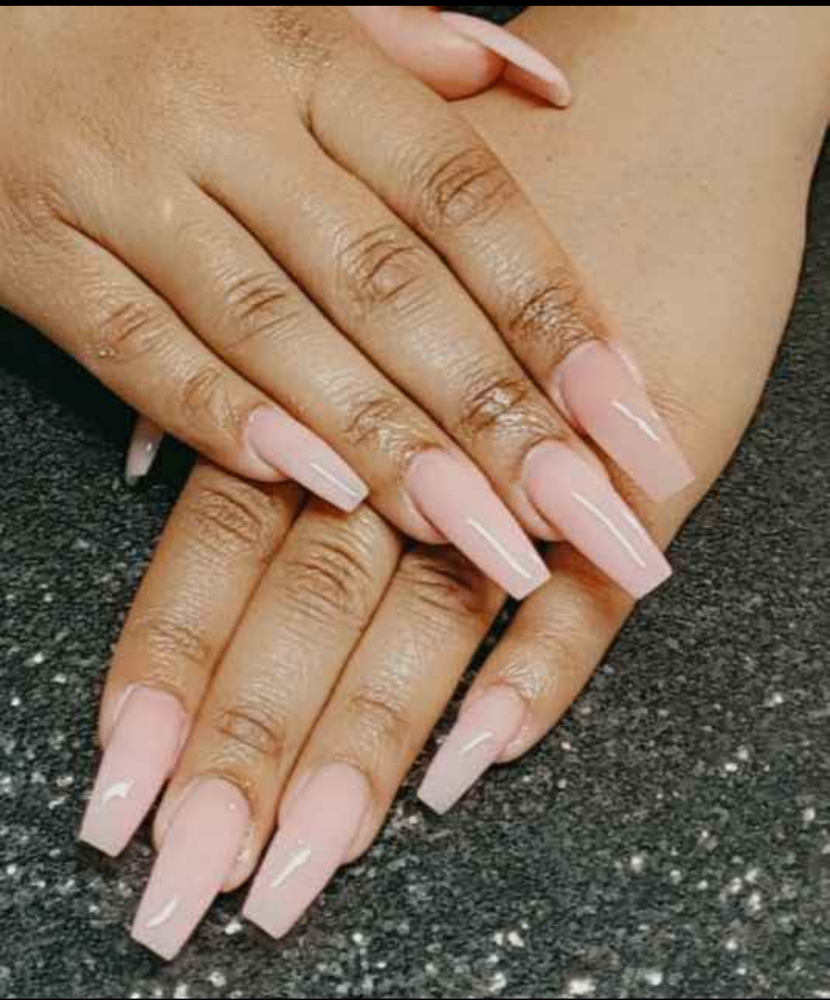 Gel Nail Refill at Hair N Nails By La in Loganville Ga, GA