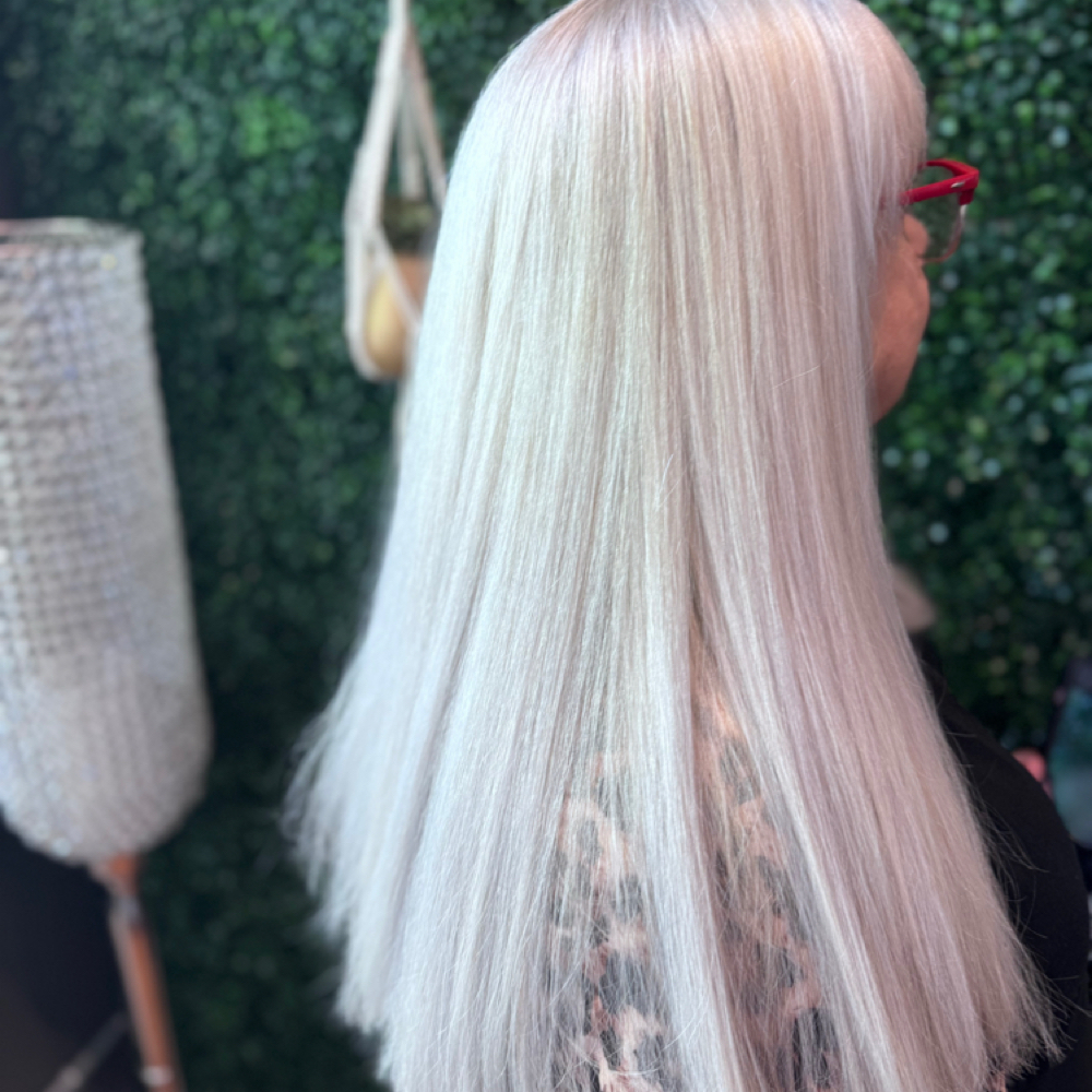 Blonde Ambition Color with Haircut at Colour Thairapy Salon in Wichita, KS