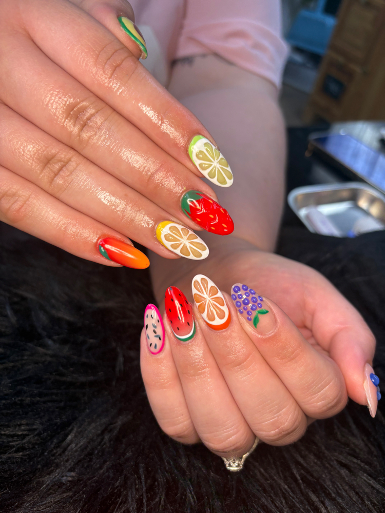 Full set of acrylics