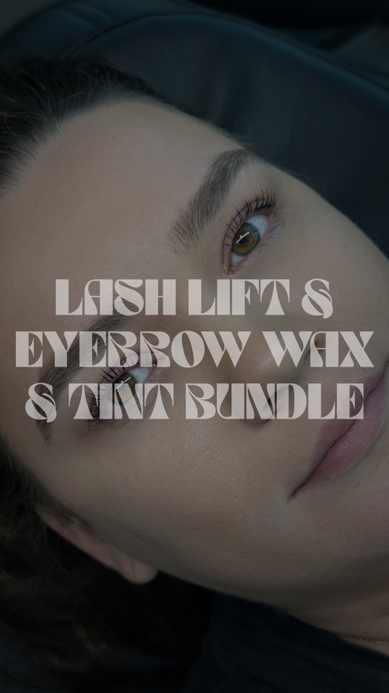 Lash Lift & Eyebrow Tint/Wax Bundle