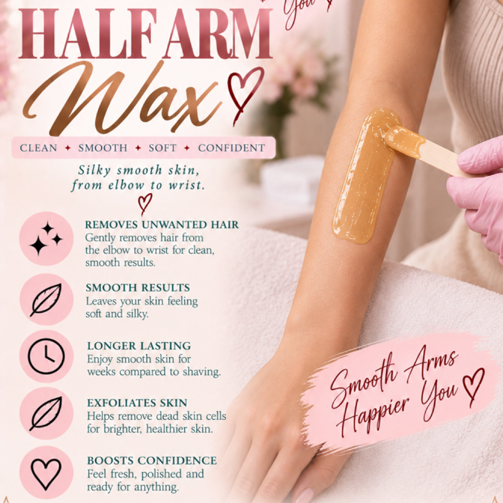 Half Arm Wax at Refresh Beauty Suite in Rock Hill, SC