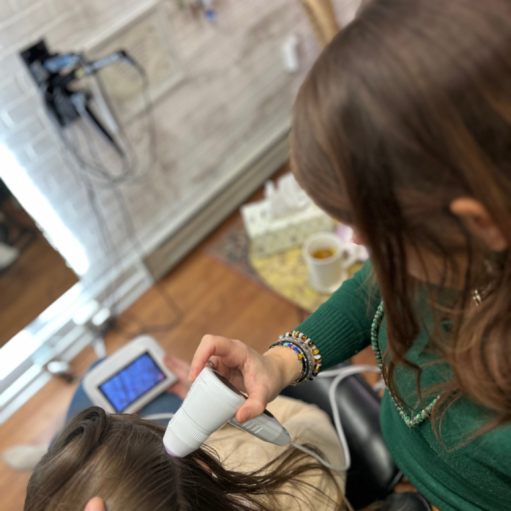 🔬 Scalp Analysis Add-On at Salon 129 | The Crown Lounge in Sherrill, NY