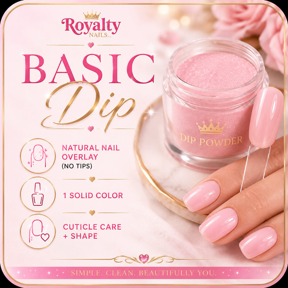 Basic Dip Powder Nails at Royalty Nails LLC in Colorado Springs, CO