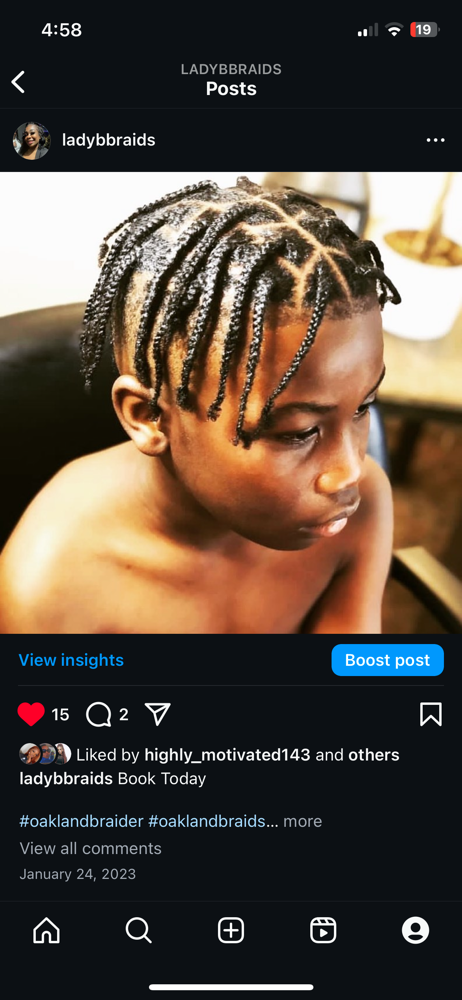 Men Plaits